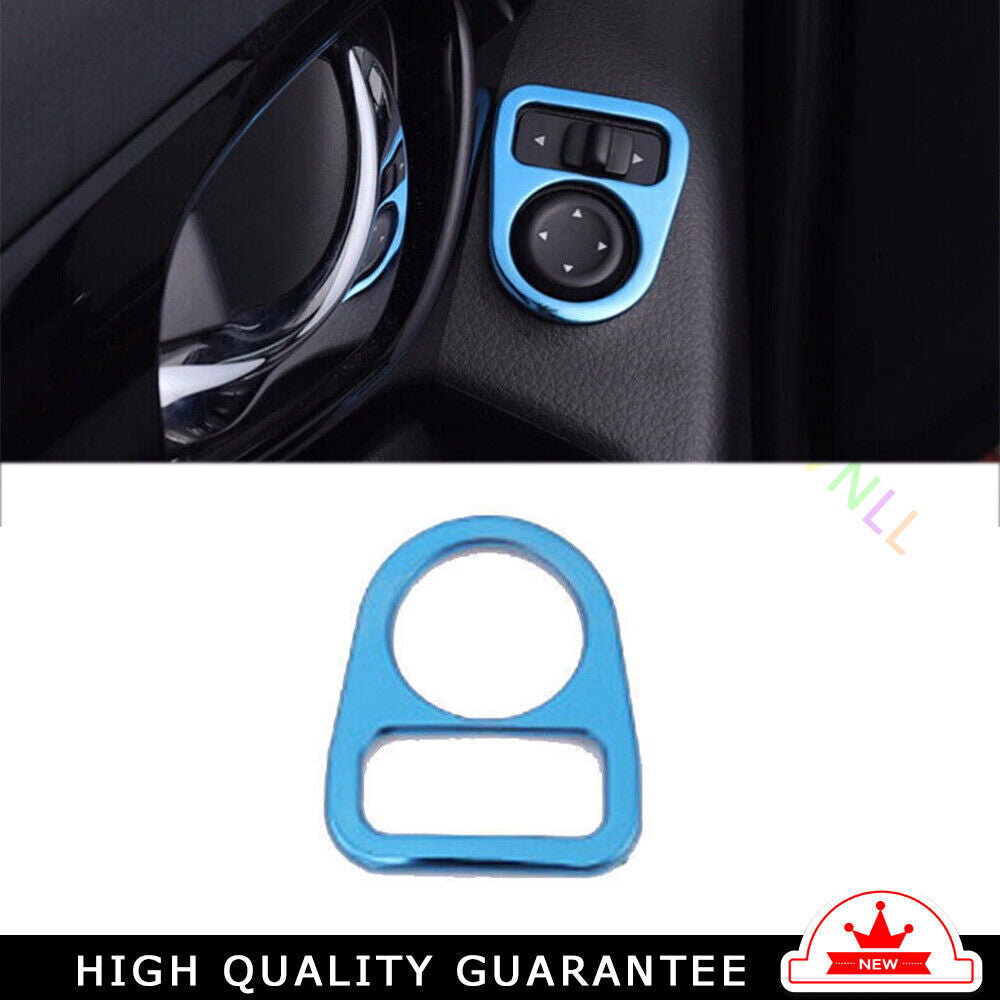 Rearview Mirror Adjustment Cover for Nissan Rogue Sport 2017-2021 Blue Titanium