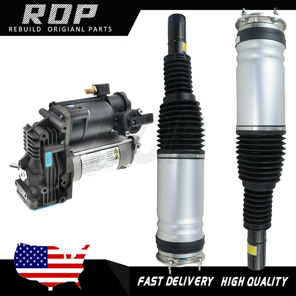 3PC Front Air Suspension Struts Compressor Pump Set for Land Rover for Range Rover