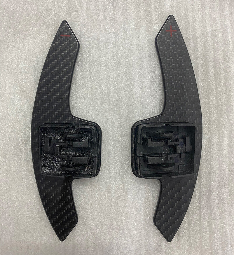 Carbon Fiber Paddle Shifters for 2014+ for Corvette C7 Camaro Steering Wheel Replace