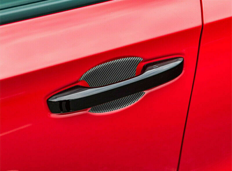 Carbon fiber outside door handle cover trims abs for Honda for Civic 11th 2022-2023