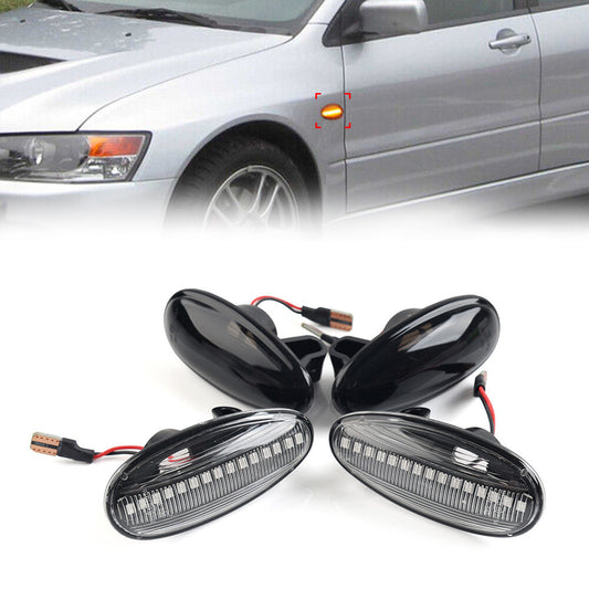 LED Side Marker Lights Turn Signal Lamp for Mitsubishi Pajero Shogun MK3 Galant