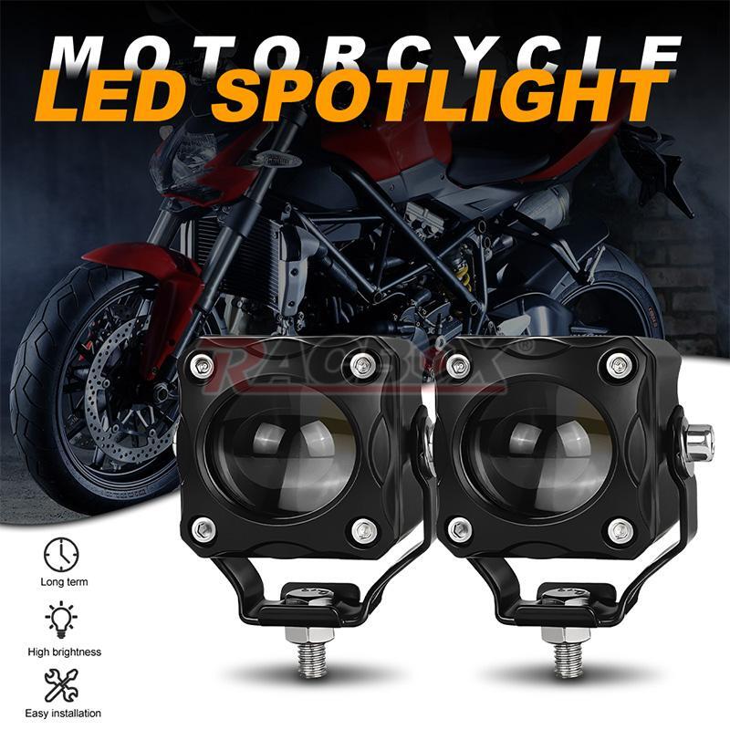 2X LED Work Light Bar Pods Off Road Spot Driving Fog Lamp Yellow White Truck SUV
