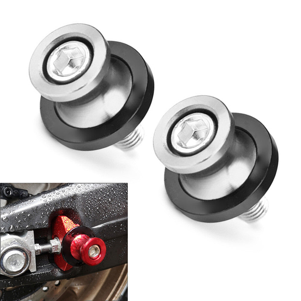 2¢ª Schwingenspulen Slider Stand Schraube 8MM f¨¹r for HONDA CBR 600 900 1000RR Silber