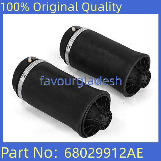 Pair Rear Air Suspension Spring Bag for Jeep Grand Cherokee WK2 68029912AE