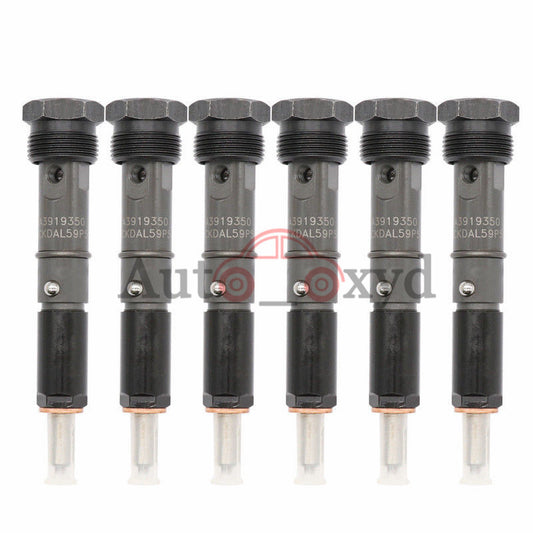0432131837 6X 6BT 50hp Fuel Injectors First Gen for Dodge 5.9L 1989-1993