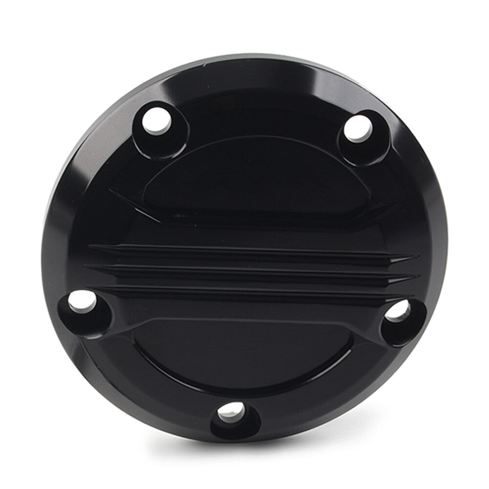 for Harley Twin Cam 99-17 Touring Electra Glide 5 Holes Timing Point Cover Black