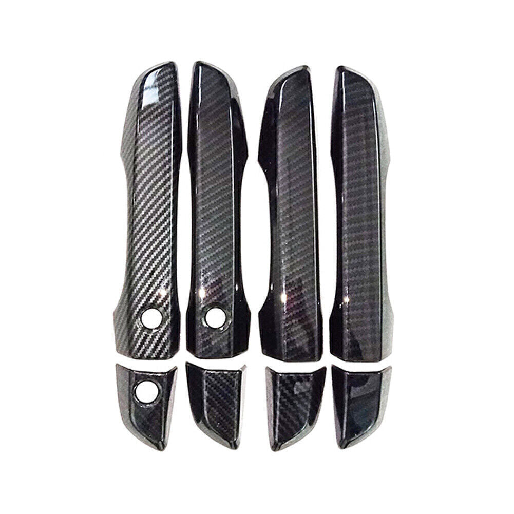 Carbon Fiber Inner Interior Door Handle Cover Trim Fit for Honda for Civic 10th 2016-20