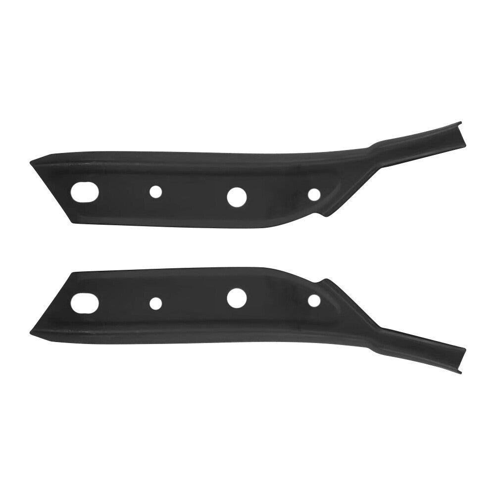 2X For CLS C218 X218 2012-2018 Front Bumper Mounting Rail Left+Right Black