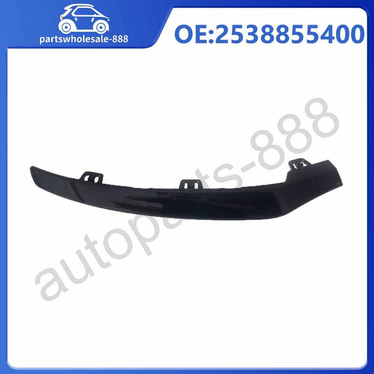 Black trim on the right passenger side front bumper lip, suitable for the 2017-19 for Mercedes X253 GLC.