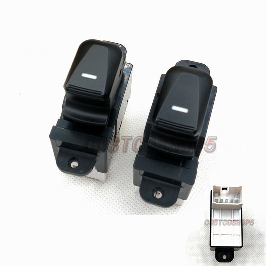 2PCS Passenger/Rear Door Power Window Switch for Hyundai Ix35 2010-2015