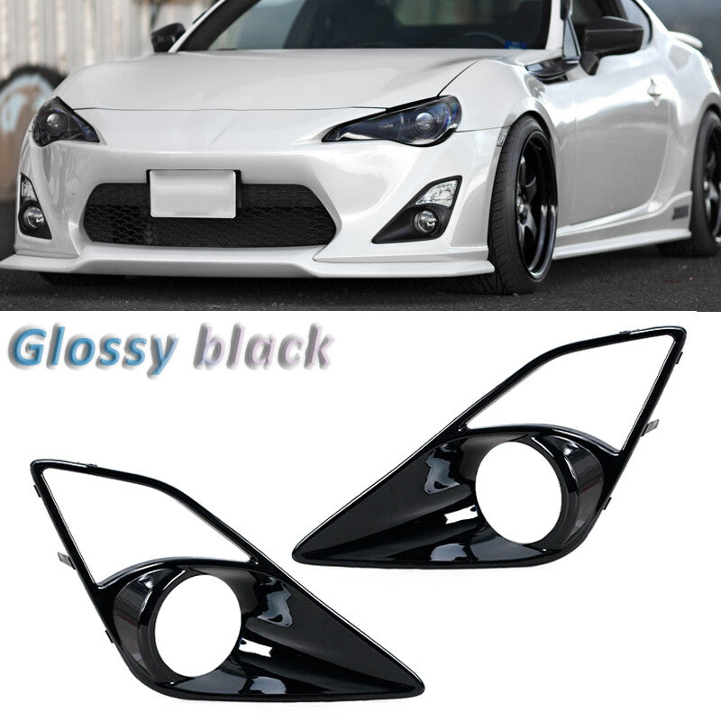 2X Fog Light Cover Fog Lamp Bezel for Toyota GT86/ for Scion -S/ For BRZ 2013-2016