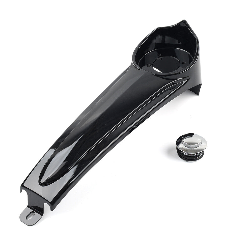 Stretched Dash Panel + Gas Tank Cap Cover for Harley Electra Street Glide 86-07