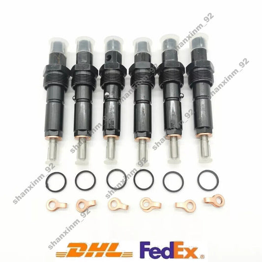 6X Fuel Injectors 4994274 C4994274 For 6BT 6BTAA 5.9 Engine