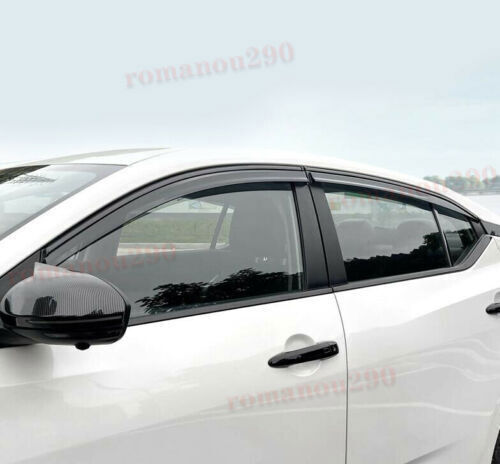 for Nissan Sentra 2020-23 BlackWindow Wind Visors Sun Rain Guard Vent Deflectors