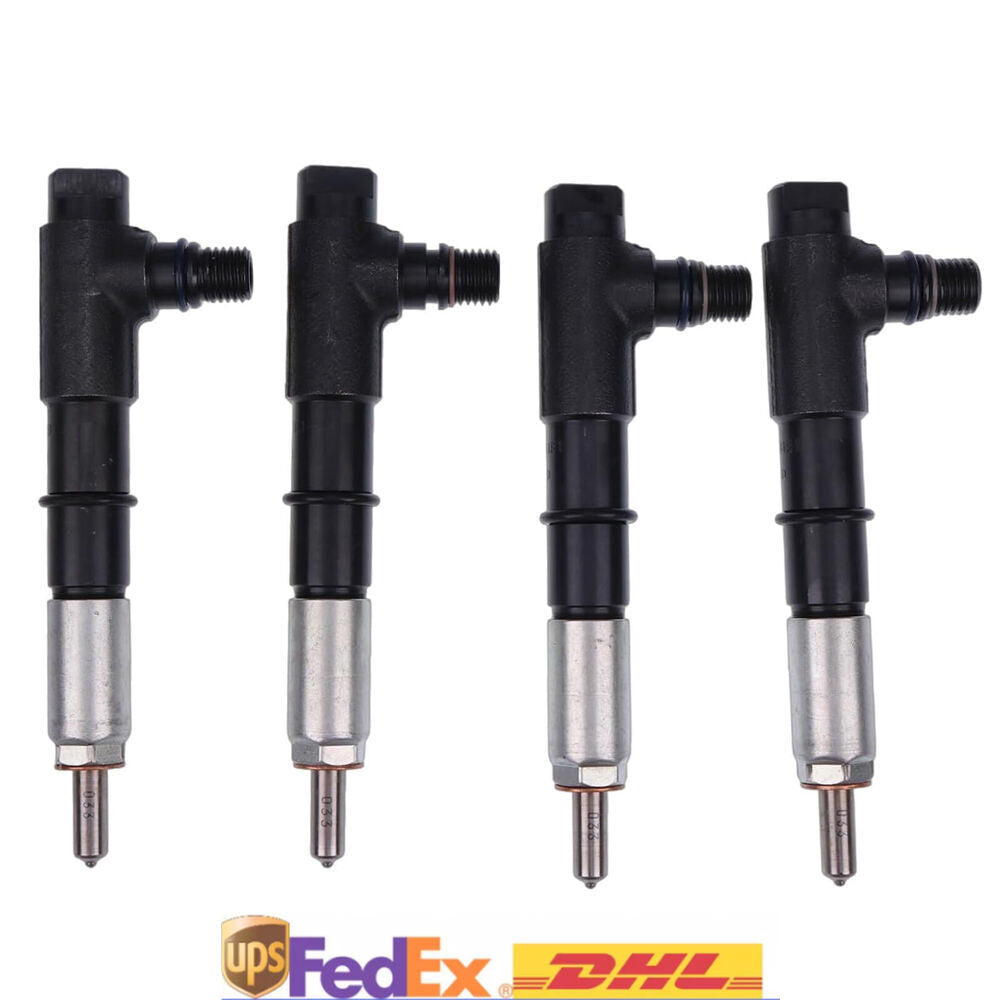 4X Fuel Injector 1J550-53000 for Kubota SVL90 SVL90C Engine V3800 V3800-DI-T
