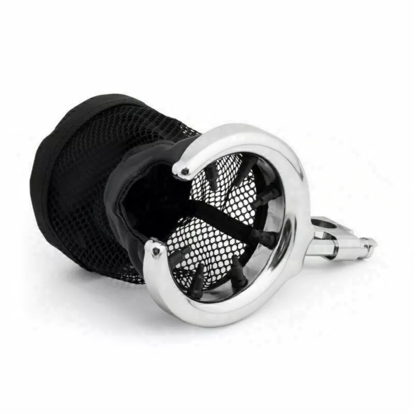Motorcycle Handlebar Cup Holder Metal Drink w/ Mesh Basket For Universal for Harley
