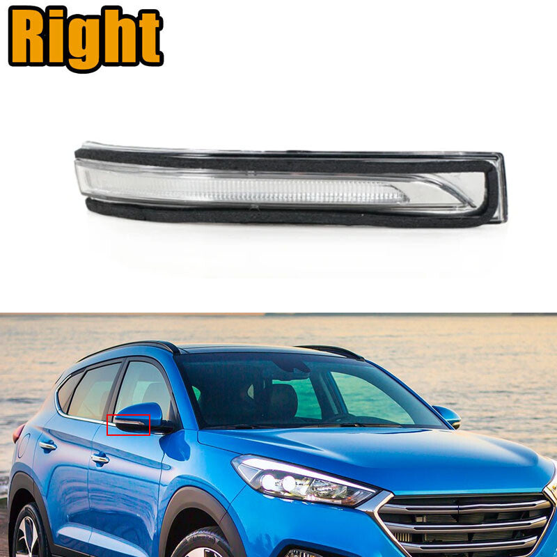 Right for Hyundai for Tucson 2016-2019 Rearview Wing Side Mirror Turn Signal Light