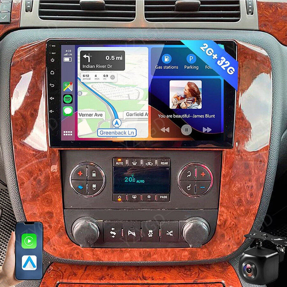 9CarPlay for Chevrolet Silverado 2007-2013 Android Car Stereo Radio GPS WiFi