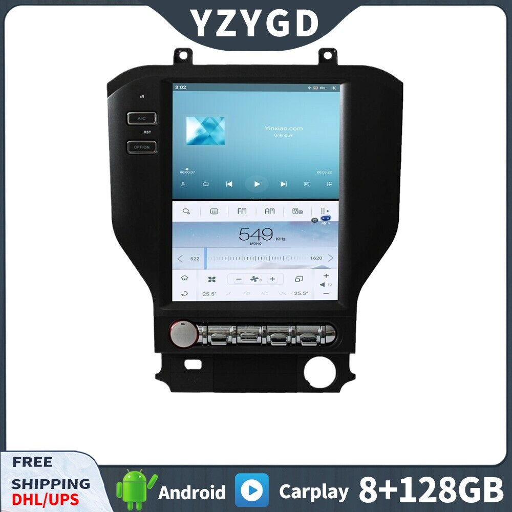 for Ford for Mustang 2015-2020 Android Car Radio Carplay 2Din Stereo Receiver Screen