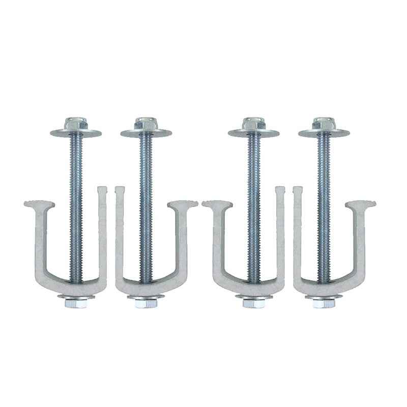 4-Piece Truck Tool Box Clamp Aluminum Fastening Clamp Tool Box Mounting Kit