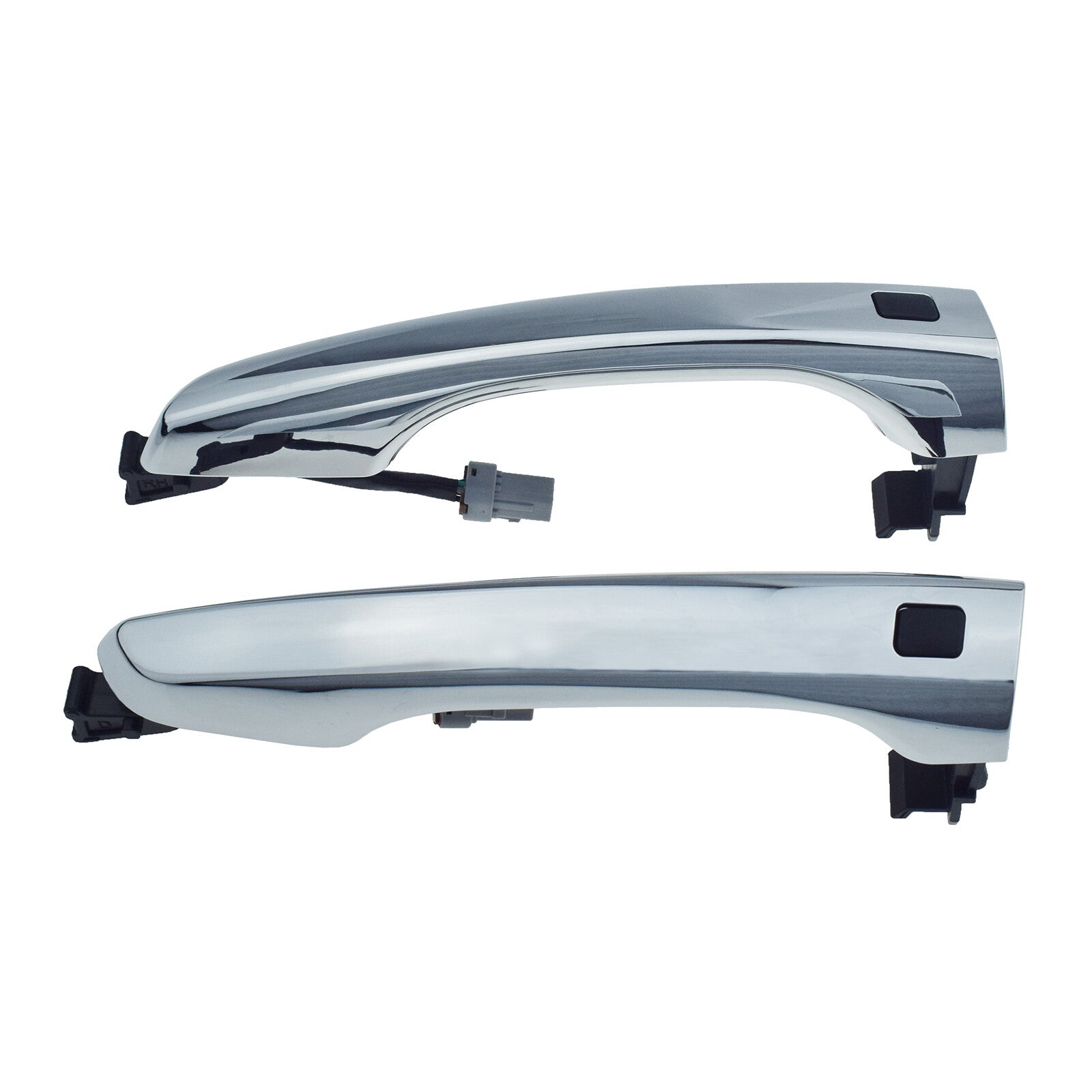 Pair Front Left Right Door Handle With for Smart Key for Hyundai for Elantra 2017-2020