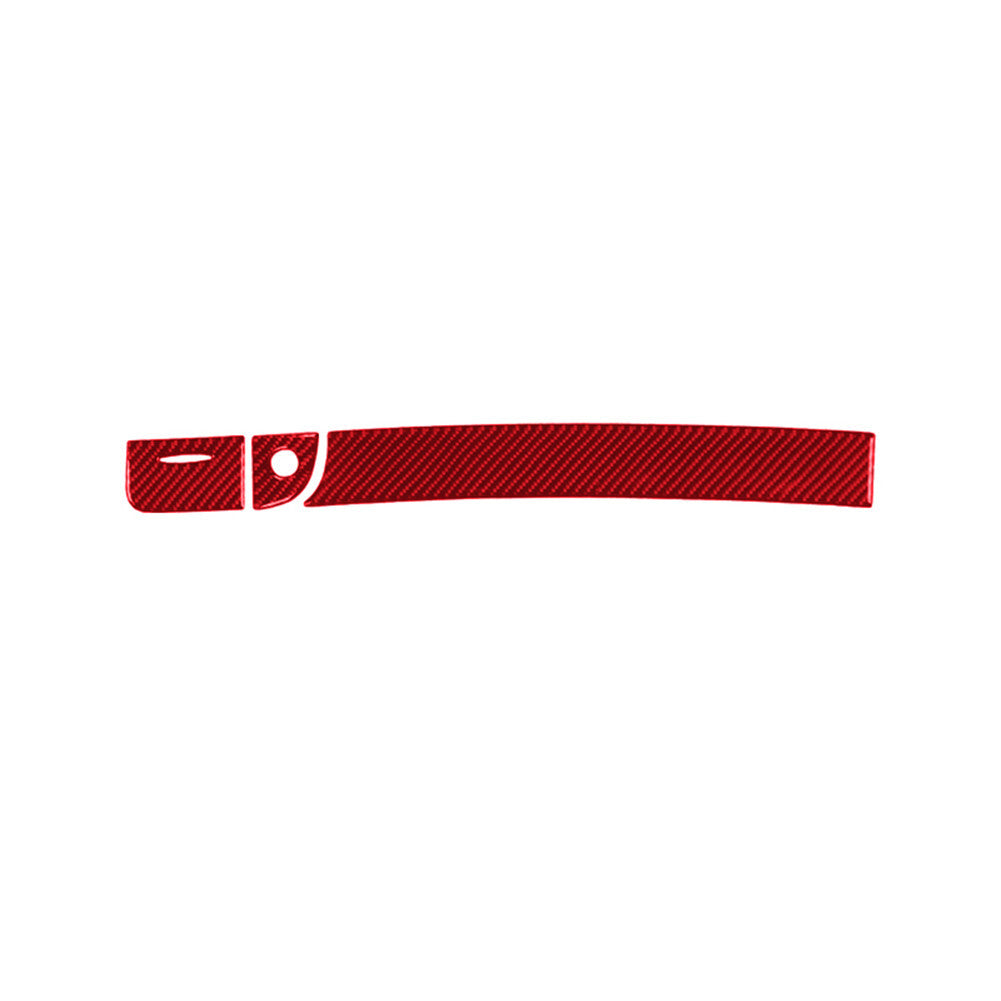 Red Carbon Fiber Passenger Dashboard Cover Trim for Mercedes-Benz W211 2003-2009