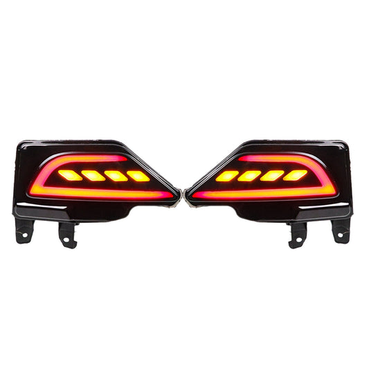2-piece rear LED bumper reflector brake DRL for Toyota RAV4 2016-2018 AT