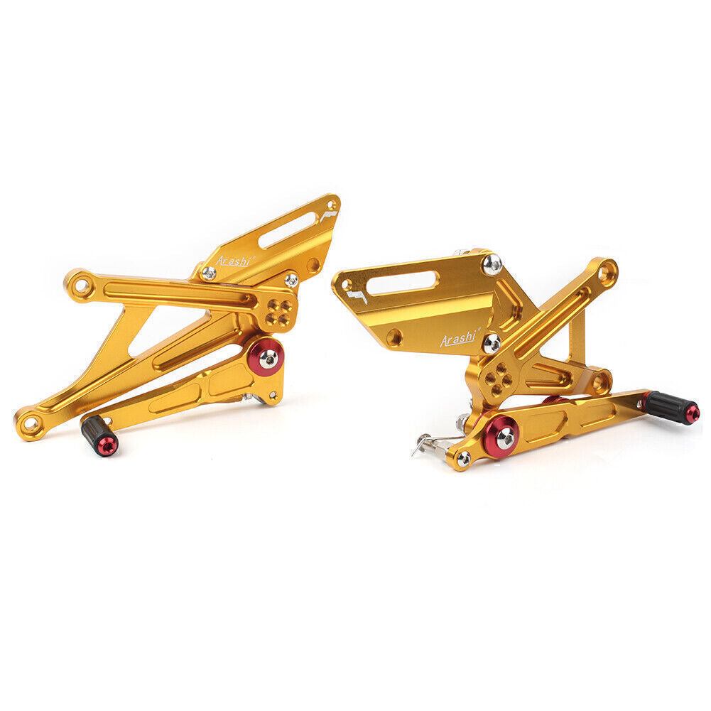 Rear Foot Peg Rear Set Footrest Pedal Pads for Honda Goldwing GL1800 2015-2018