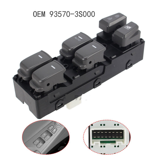 for Hyundai Sonata 2011-2015 Front LH 93570-3S000 Master Power Window Switch NEW