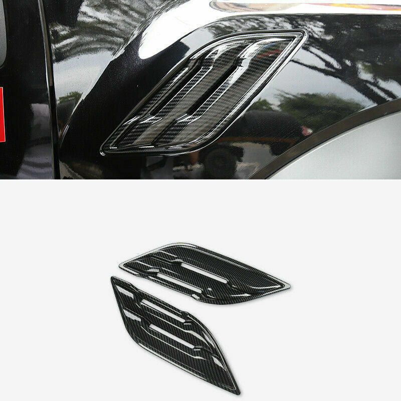 Fit  for ford  F-150 F150 2017-2020 2PCS Side Door Wing Air Vent Fender Cover Trim