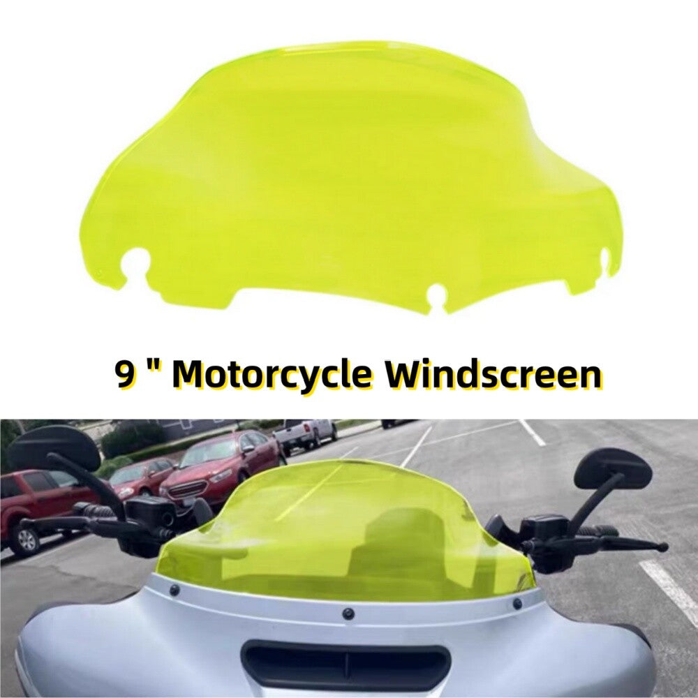 9 Wave Windshield Windscreen for Harley Touring Electra Street Glide 2014-2024