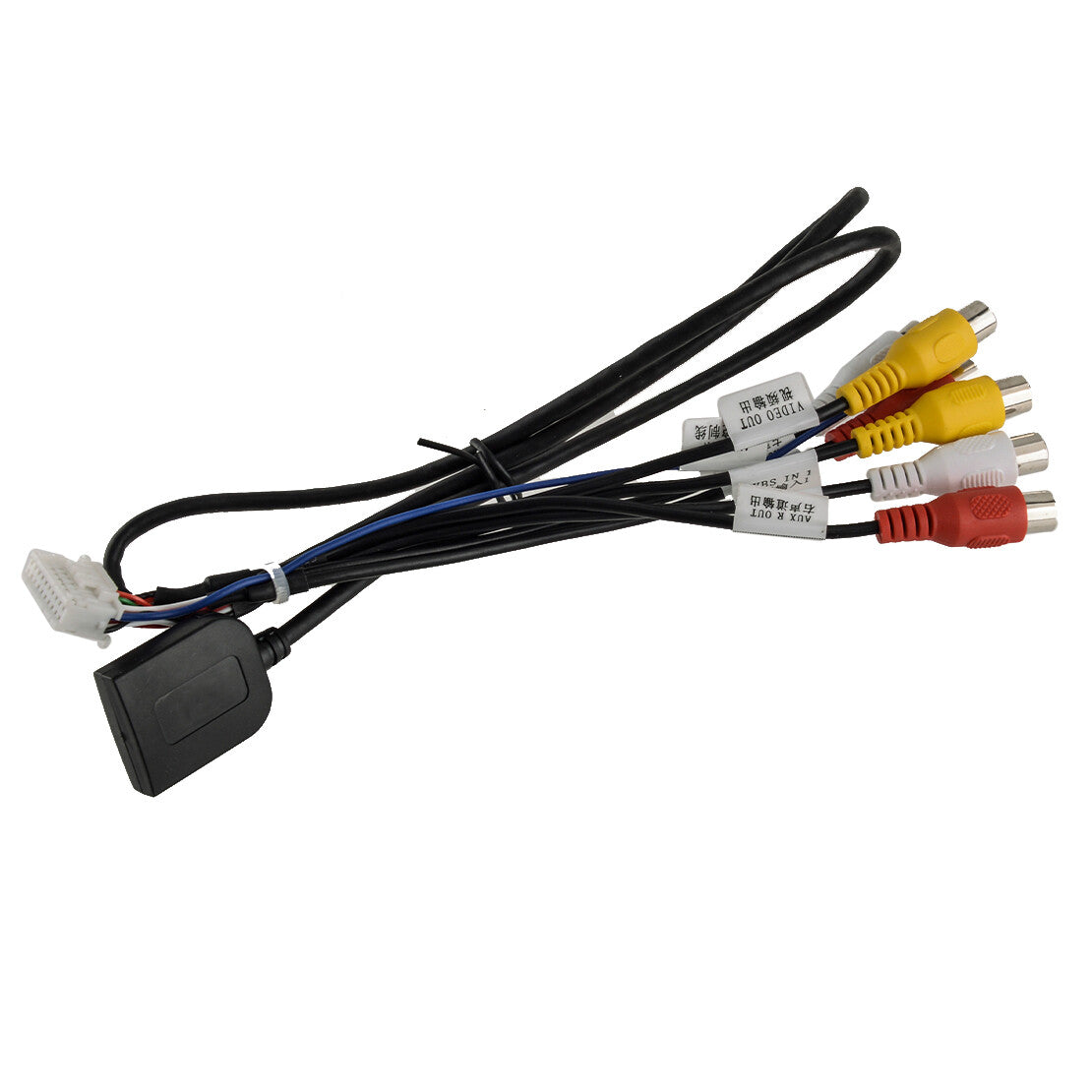 20Pin Interface RCA AUX IN/OUT Cable Fit For Android Radio Stereo Player