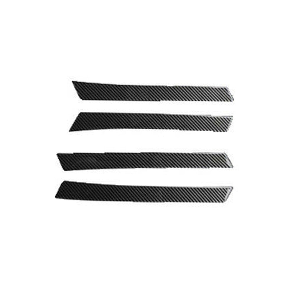 4Pcs Carbon Fiber Inner Armrest Strip Cover Trim for Toyota for Corolla 2014-2018