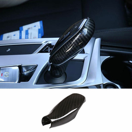 for BMW X3 G01 2018-21 ABS Carbon Fiber Gear Shift Knob Shifter Lever Cover Trim