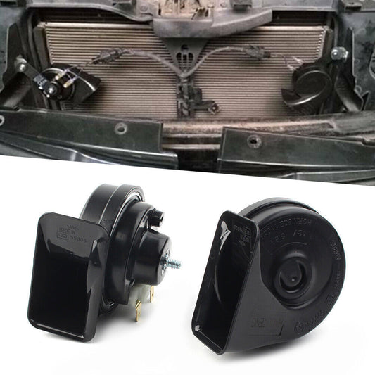2x Snail Horn 125db Waterproof Loud Dual Pitch Universal for Honda for Ford for BMW Car