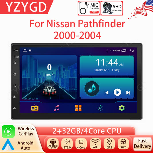 Android Auto Carplay for Nissan Pathfinder 2000-2004 Stereo Car Radio GPS WIFI