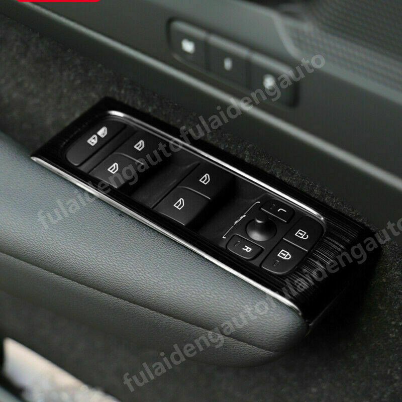 4pcs for Volvo XC40 2018 2019-2022 Black Car Window Lift Panel Switch Cover Trim
