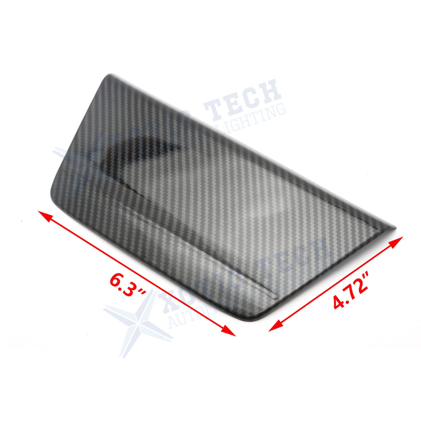 for Honda Accord 2018-2020 Carbon Fiber Style Cigarette Lighter Panel Cover Trim