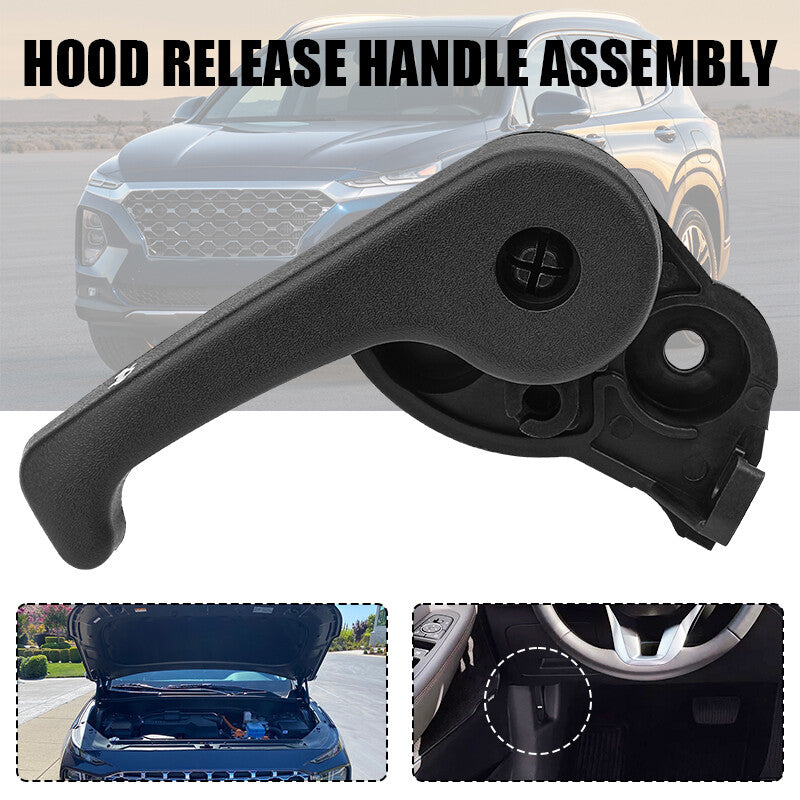Hood Latch Release Handle  Base for Hyundai Santa Fe for Elantra for Veloster Veracruz