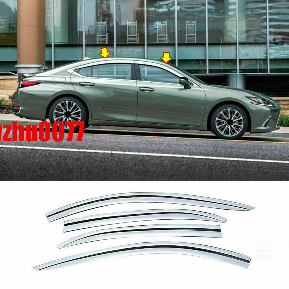 for Lexus ES350 300H 250 2019-22 Plastic Window Visor Vent Shades Sun Rain Guard