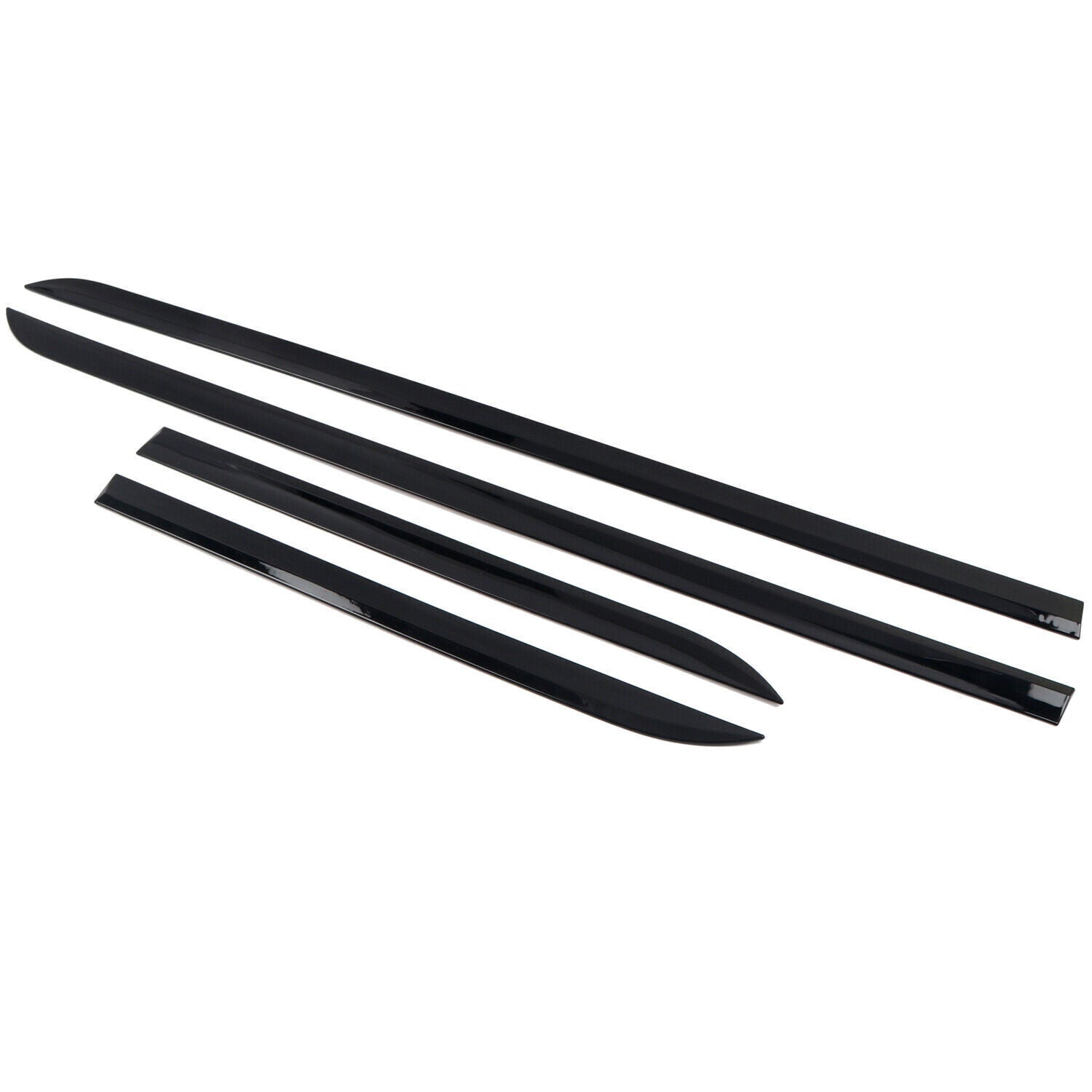 for Toyota RAV4 XA50 2019-2023 Black Car Door Body Side Molding Cover Strips 4P