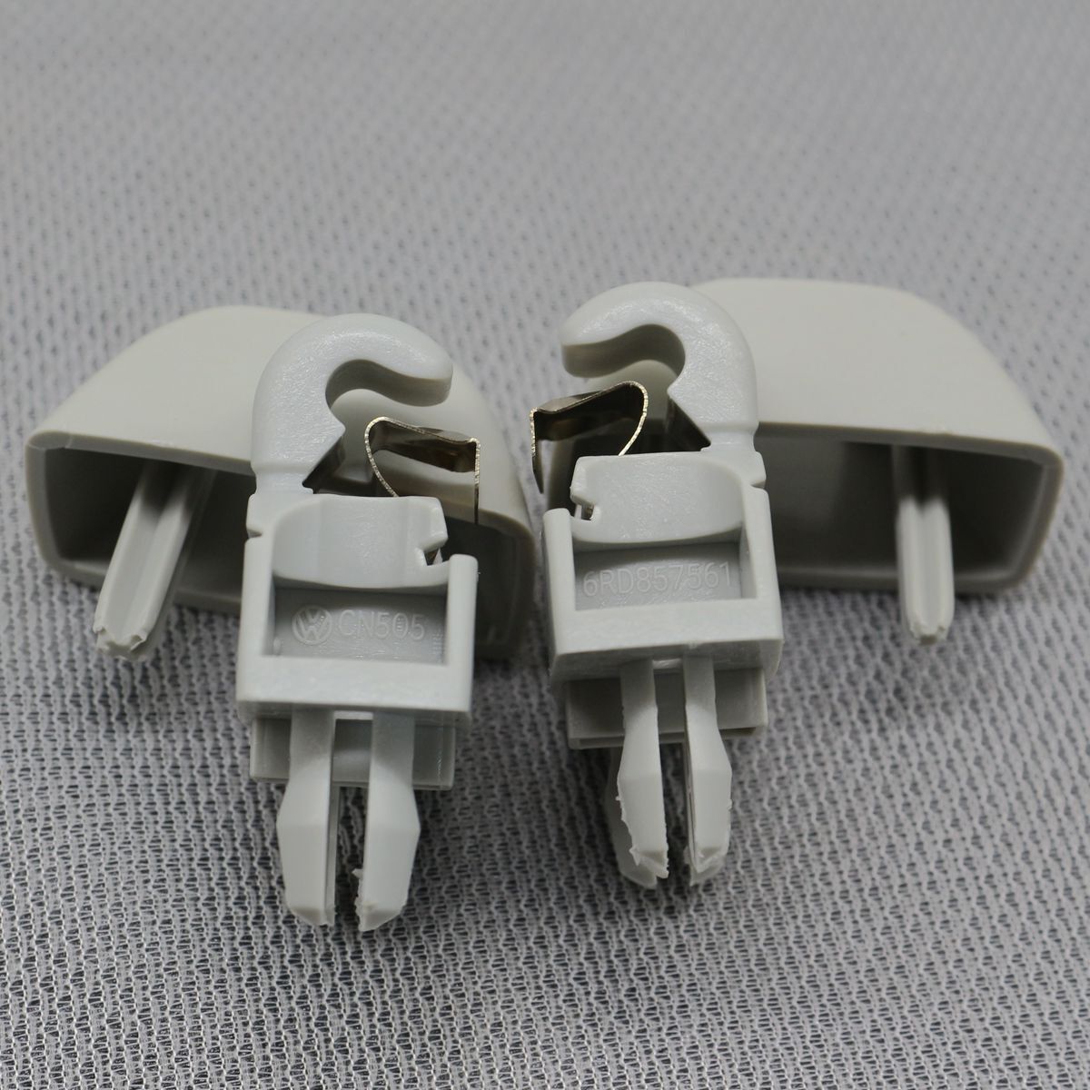 2-Pack Gray Sun Visor Support Clips 6R0857561Y20 Suitable for 2012-2015 for Volkswagen for Passat