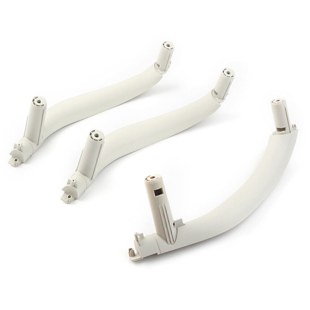 3pcs Inner Interior Door Pull Handle Trim Cover Kit for BMW X5 X6 F15 F16 RHD
