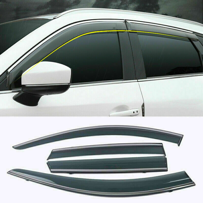 for Mazda CX-5 CX5 2017-2021 Window Visor Vent Sun Shade Rain Guard Visor Trim4