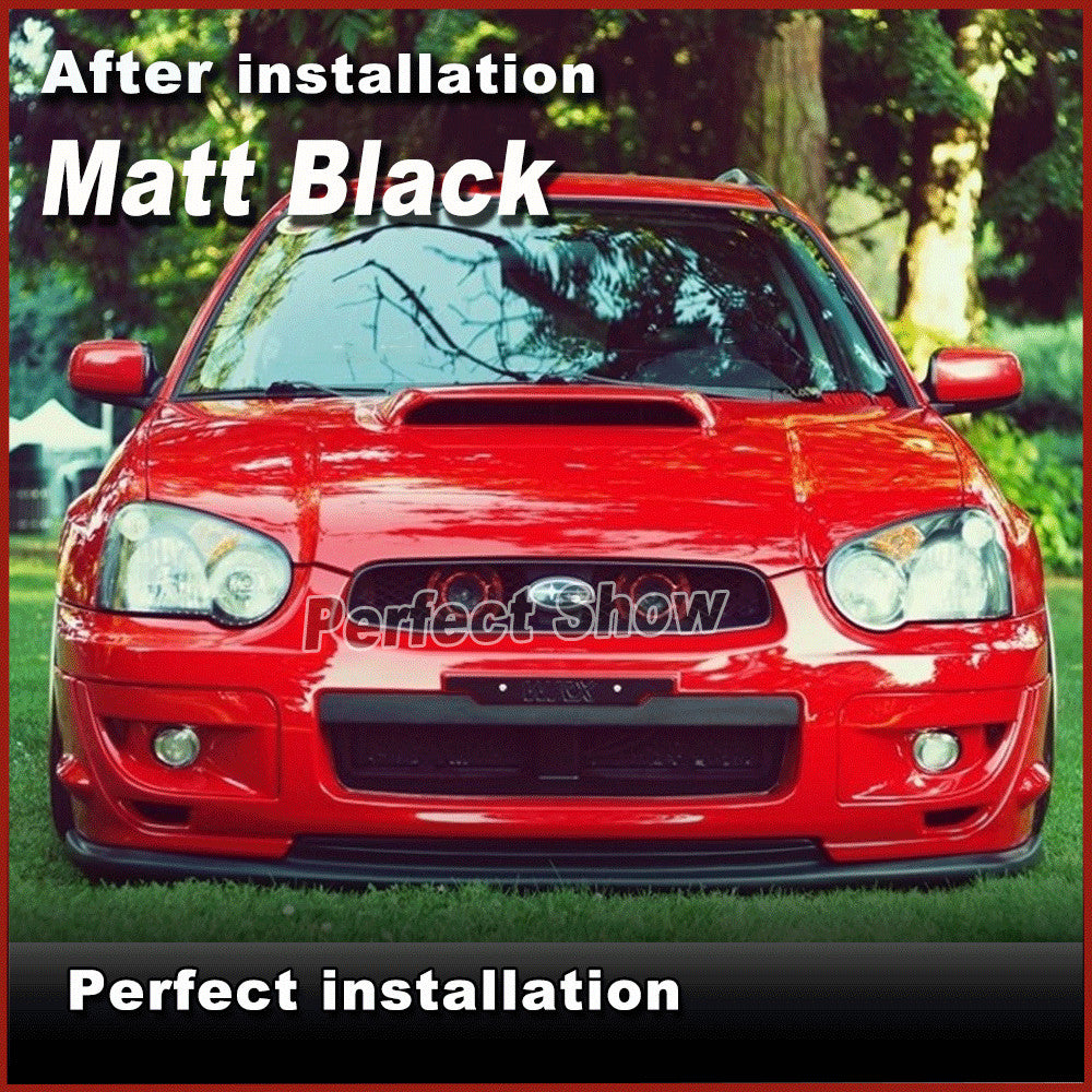 PairPU Front Side Splitter Spoiler Bumper Flaps for Subaru Impreza WRX STI 04-05
