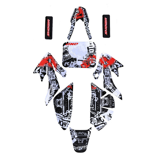 Decal Graphic Sticker Kit CRF50 Fairing 110cc 125cc Atomik SSR Coolster Taodao