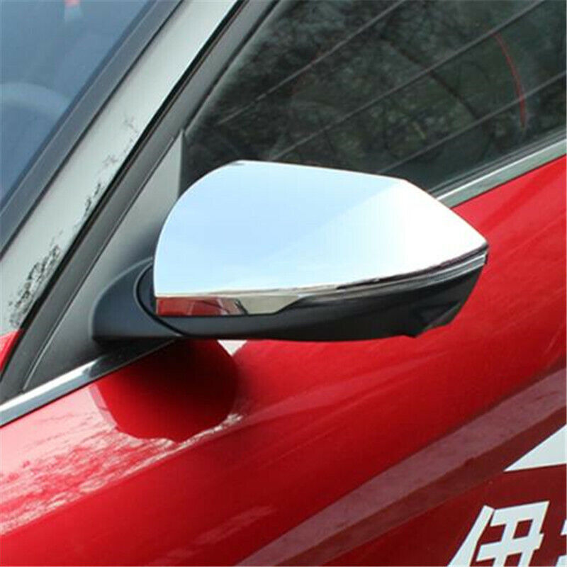Chrome 2PCS Door Side Rearview Mirror Cover Trim for Hyundai for Elantra 2021 2022