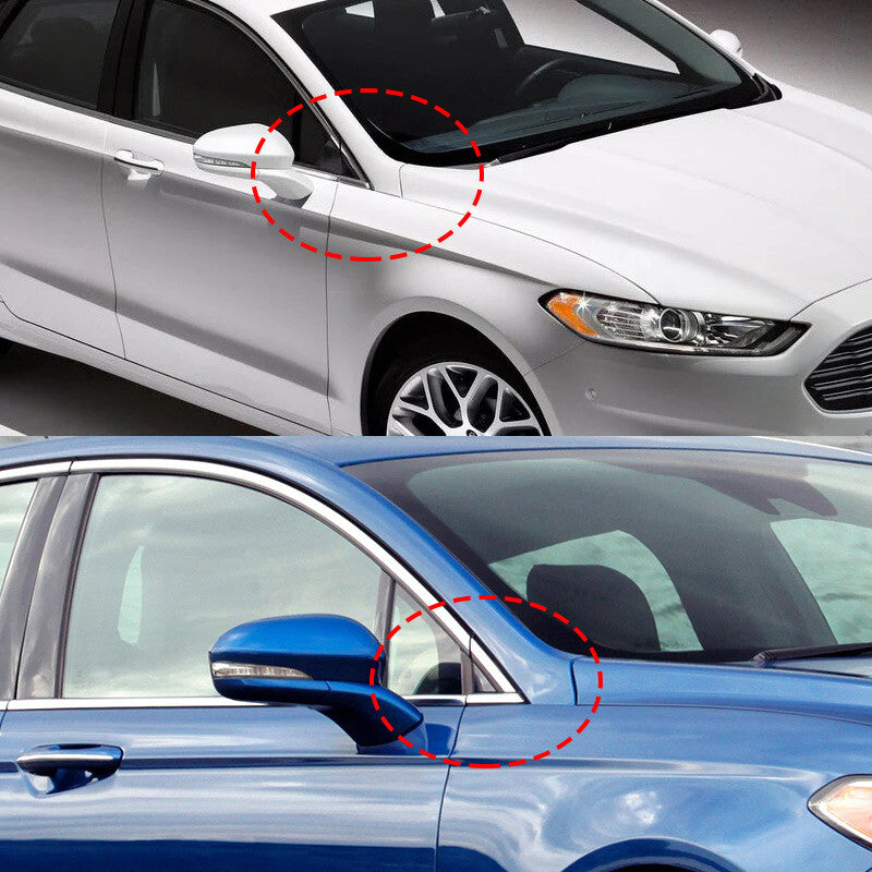 Right Side Fender Pillar Trim Mirror Corner Molding fit 2013-2018 for Ford Fusion