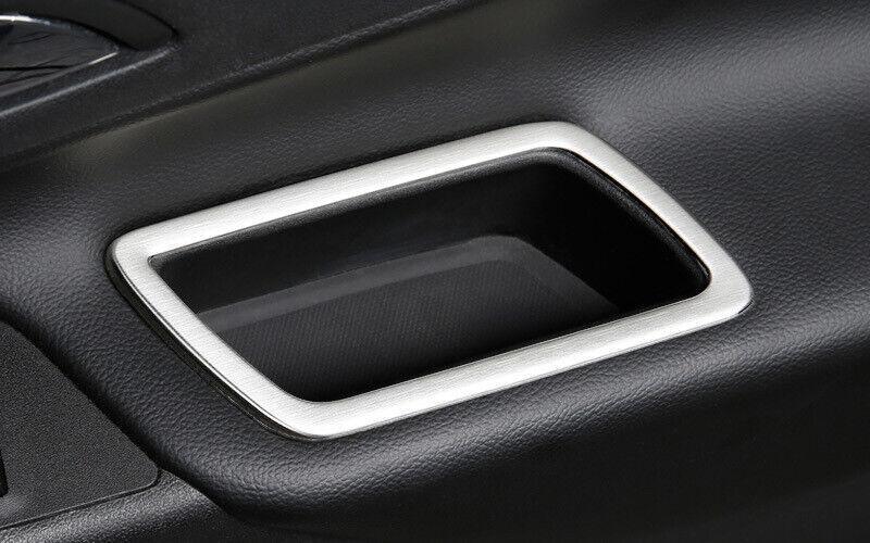 for Chevrolet 18-2021 Equinox Silver Titanium Console Storage Box Cover Trim 4
