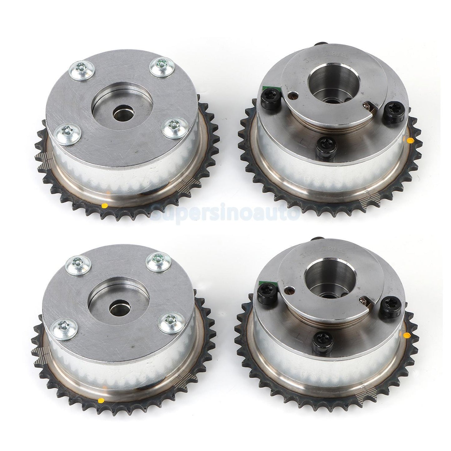 Intake Exhaust CVVT Gear Set for Hyundai for Kia 2014-2019 3.3L Camshaft Adjuster